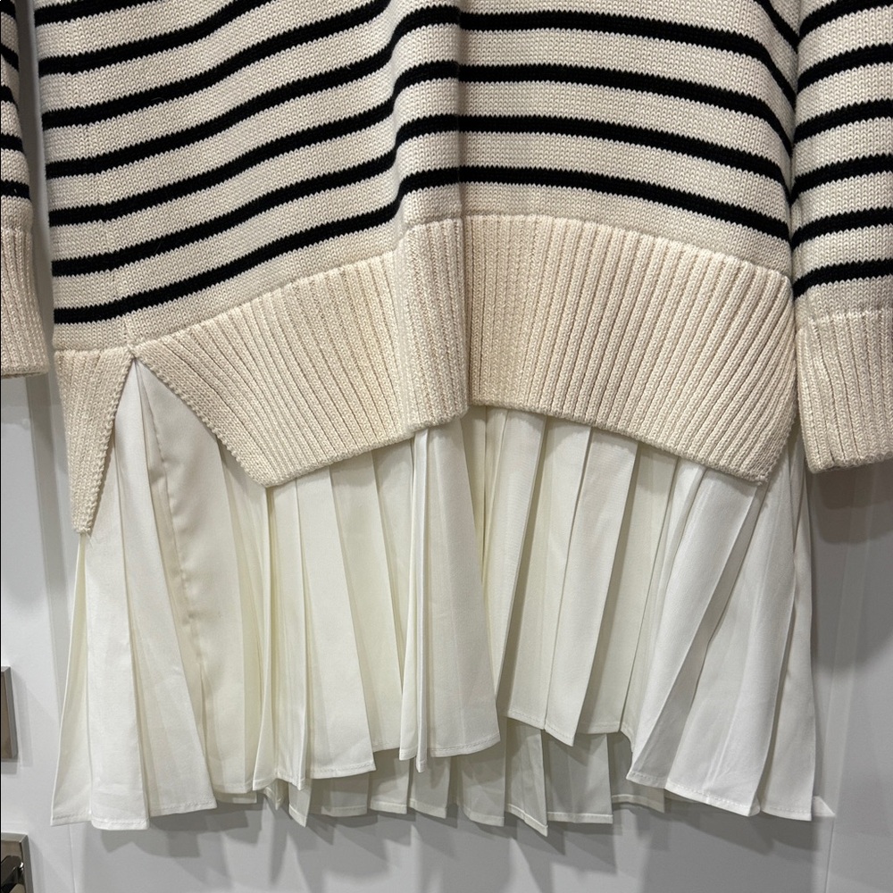 English Factory Black and Cream Sweater Dress - Picture 2 of 7